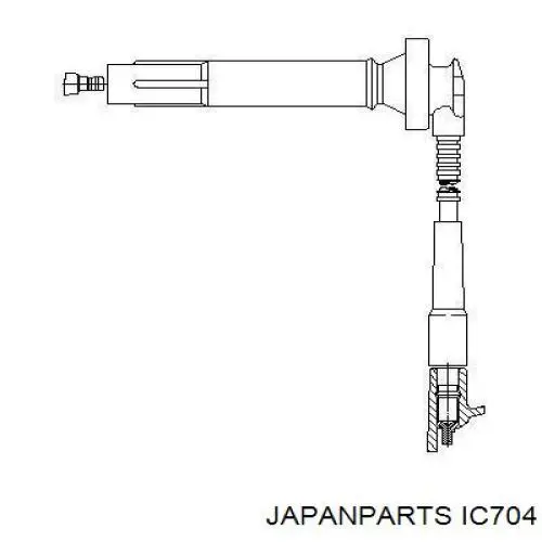 IC-704 Japan Parts juego de cables de encendido