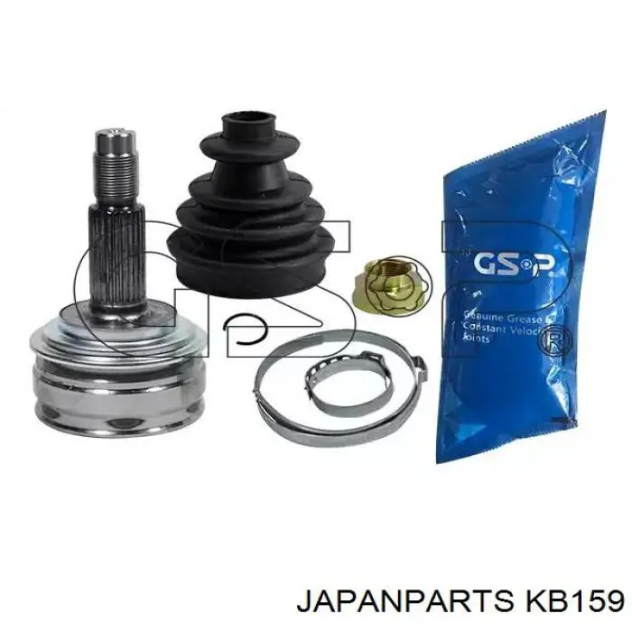 KB159 Japan Parts fuelle, árbol de transmisión delantero interior