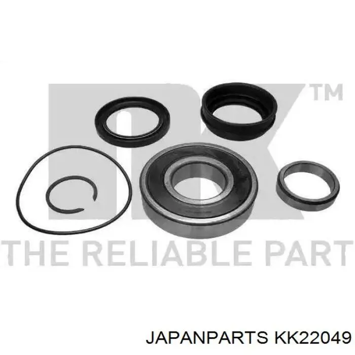 KK-22049 Japan Parts cojinete, palier, eje trasero