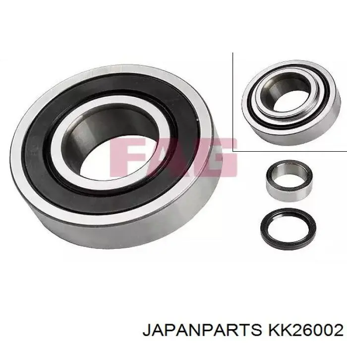 KK-26002 Japan Parts cojinete, palier, eje trasero