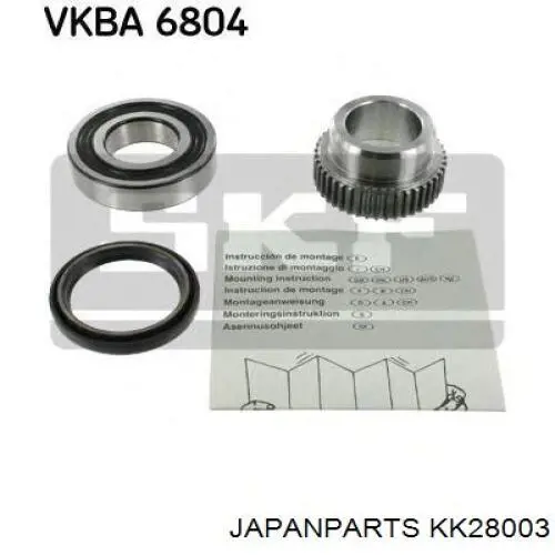 KK-28003 Japan Parts cojinete de rueda trasero