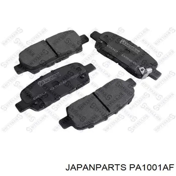 PA-1001AF Japan Parts pastillas de freno delanteras