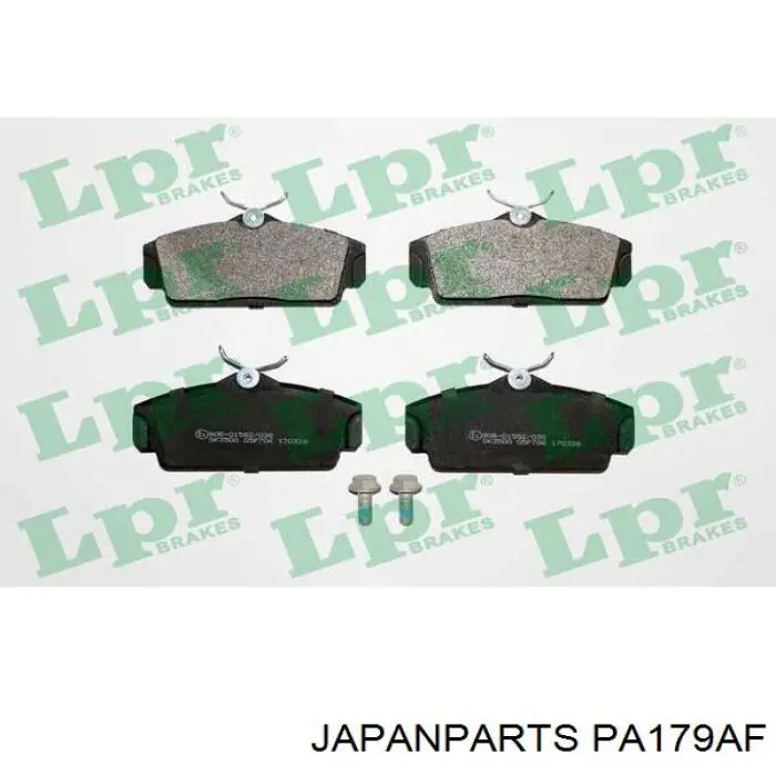 PA-179AF Japan Parts pastillas de freno delanteras