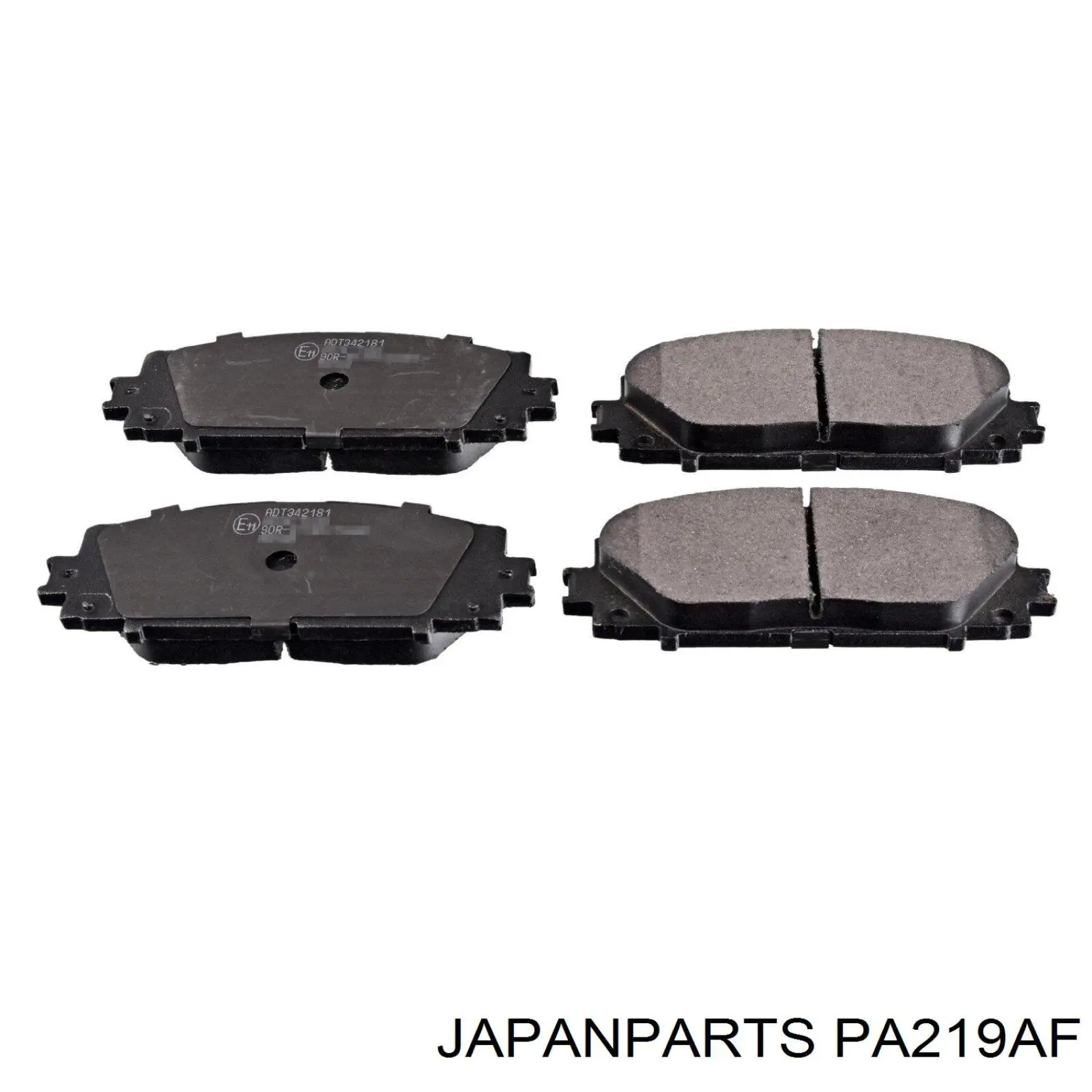 PA219AF Japan Parts pastillas de freno delanteras