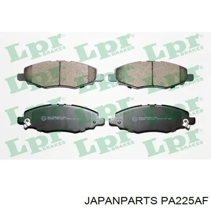 PA225AF Japan Parts pastillas de freno delanteras