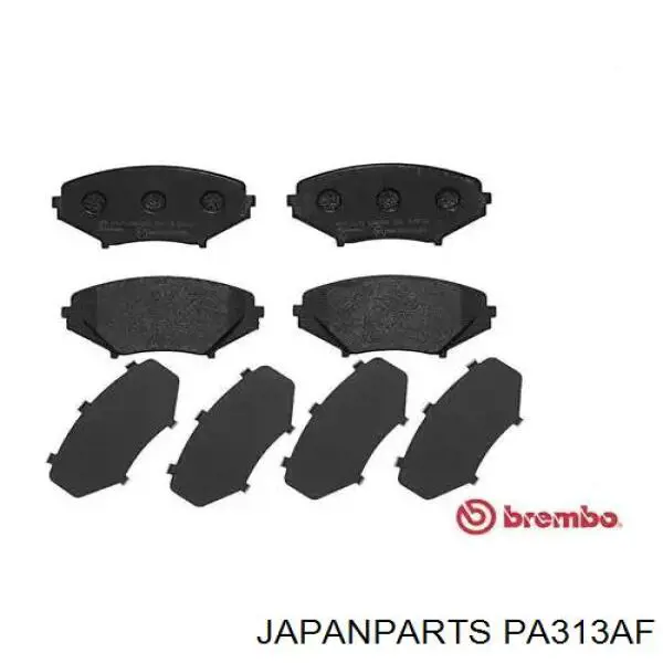 PA-313AF Japan Parts pastillas de freno delanteras