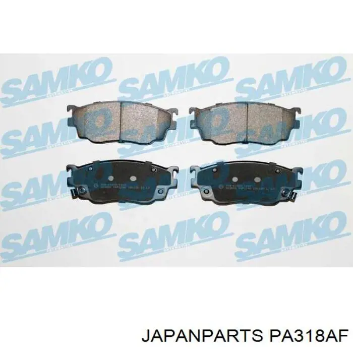 PA-318AF Japan Parts pastillas de freno delanteras