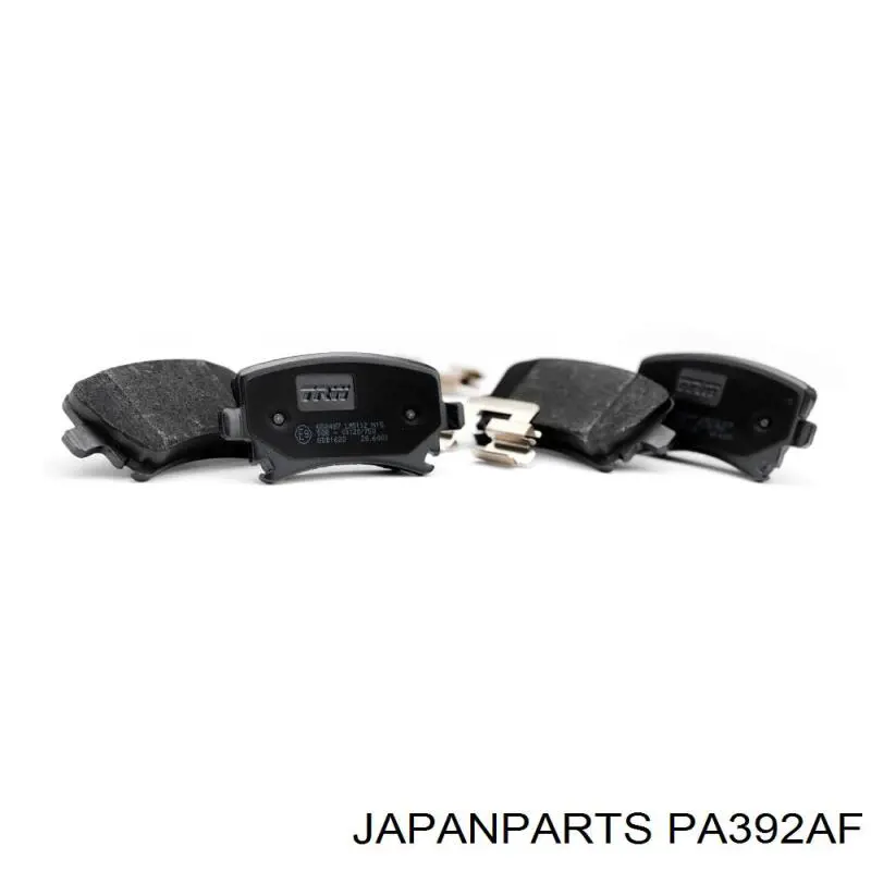 PA-392AF Japan Parts pastillas de freno delanteras