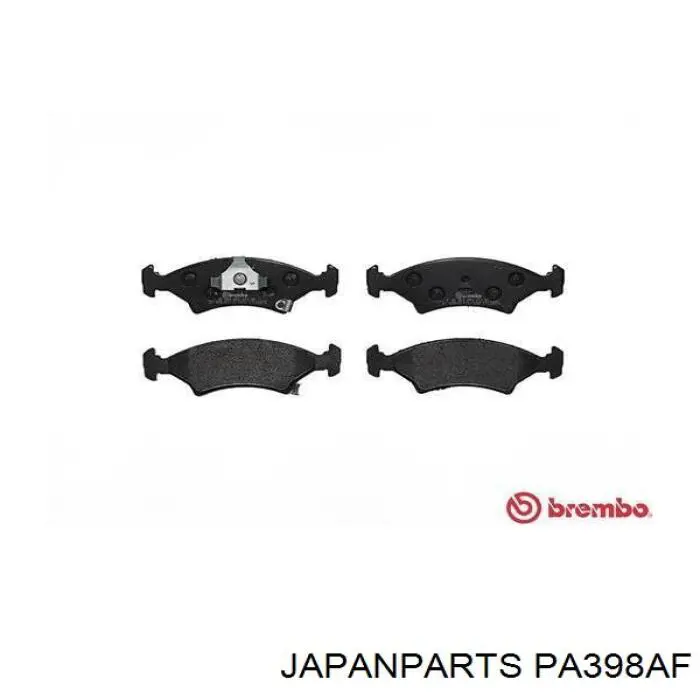 PA-398AF Japan Parts pastillas de freno delanteras