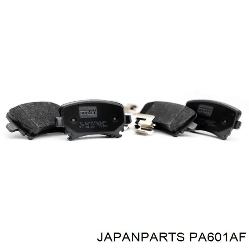 PA601AF Japan Parts pastillas de freno delanteras