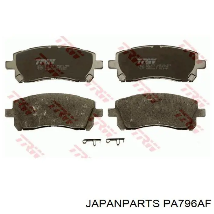 PA-796AF Japan Parts pastillas de freno delanteras