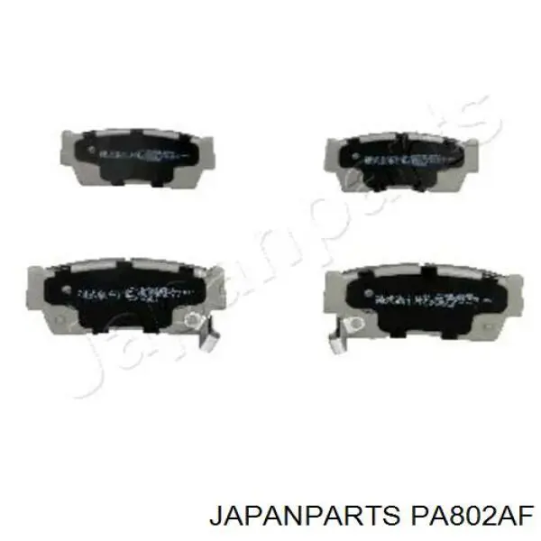 PA-802AF Japan Parts pastillas de freno delanteras