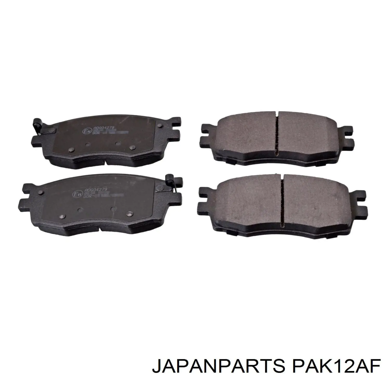 PA-K12AF Japan Parts pastillas de freno delanteras