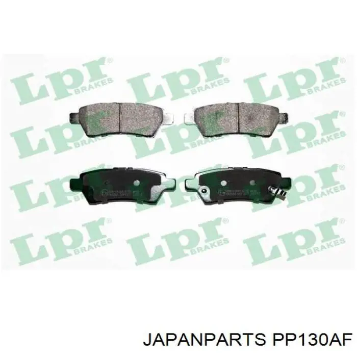 PP-130AF Japan Parts pastillas de freno traseras