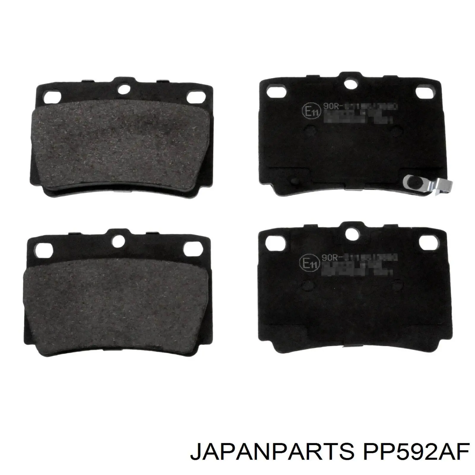 PP-592AF Japan Parts pastillas de freno traseras