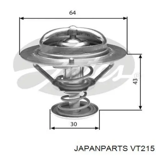 VT215 Japan Parts termostato, refrigerante