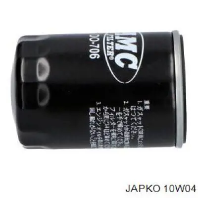 10W04 Japko filtro de aceite