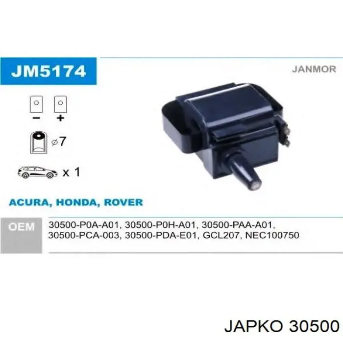 30500 Japko filtro combustible