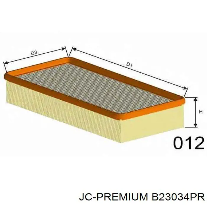 b23034pr JC Premium filtro de aire