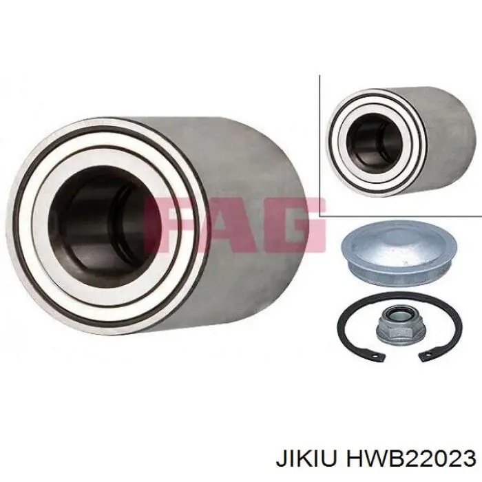 HWB22023 Jikiu cojinete de rueda trasero