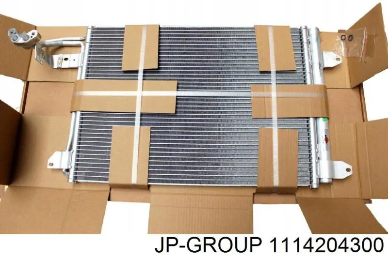 1114204300 JP Group radiador refrigeración del motor