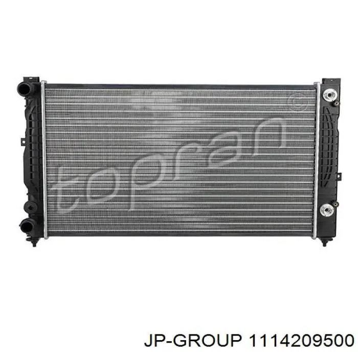 1114209500 JP Group radiador refrigeración del motor