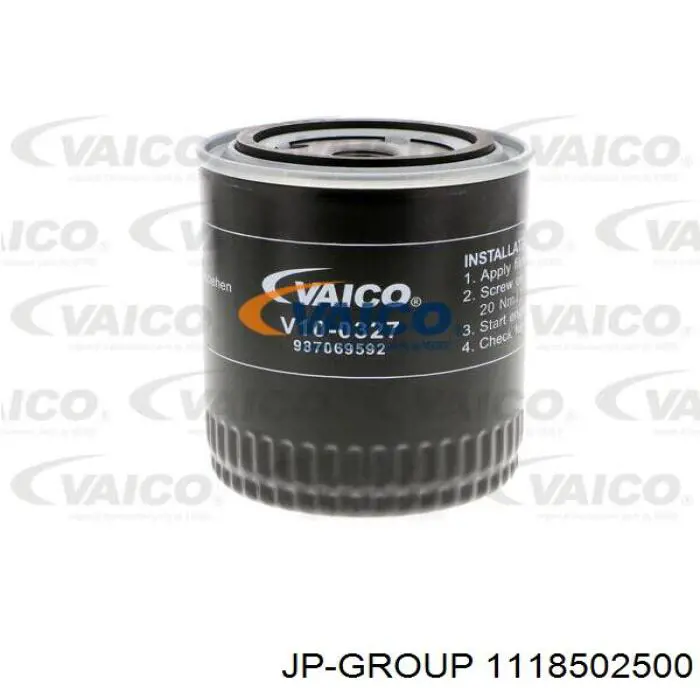 1118502500 JP Group filtro de aceite