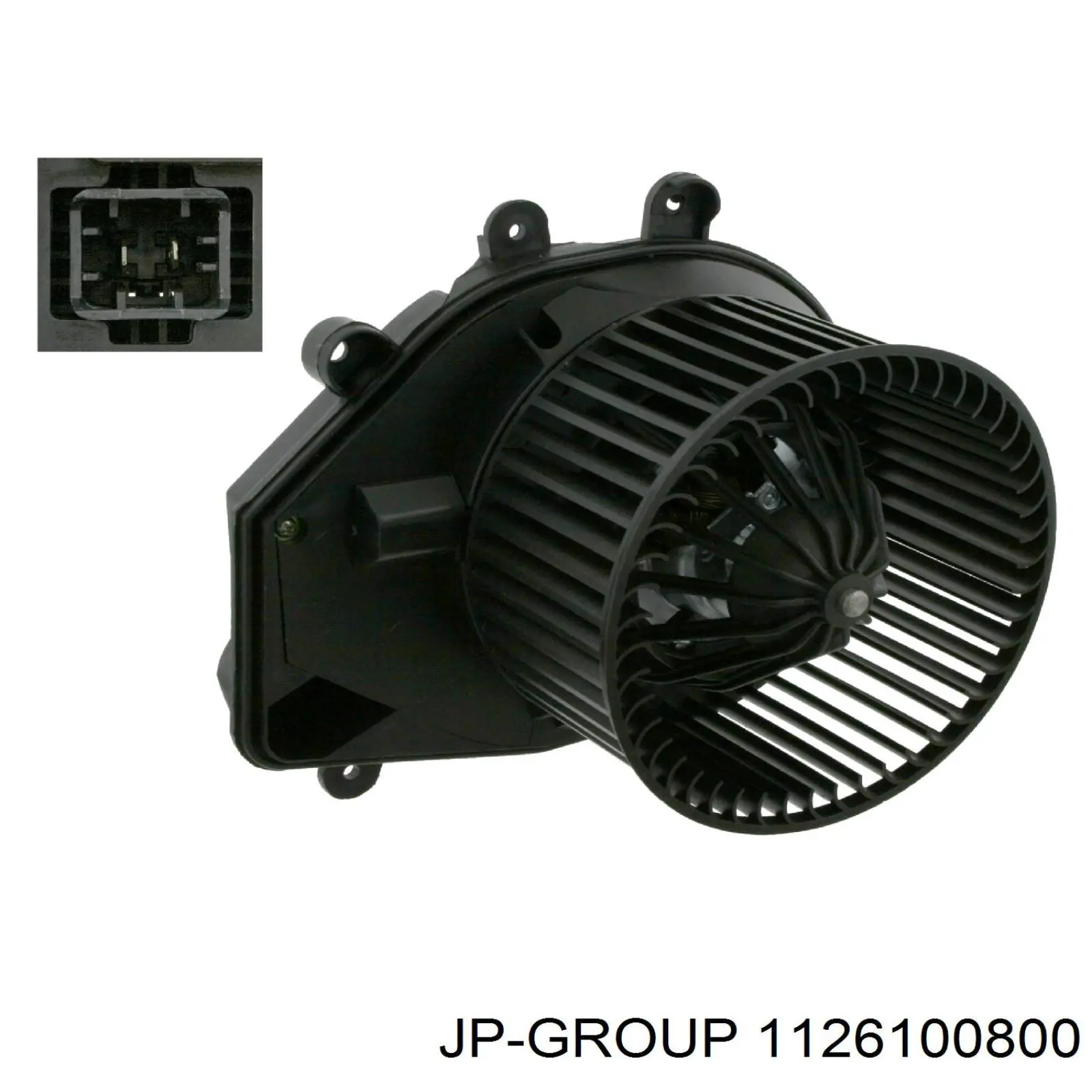 1126100800 JP Group motor eléctrico, ventilador habitáculo