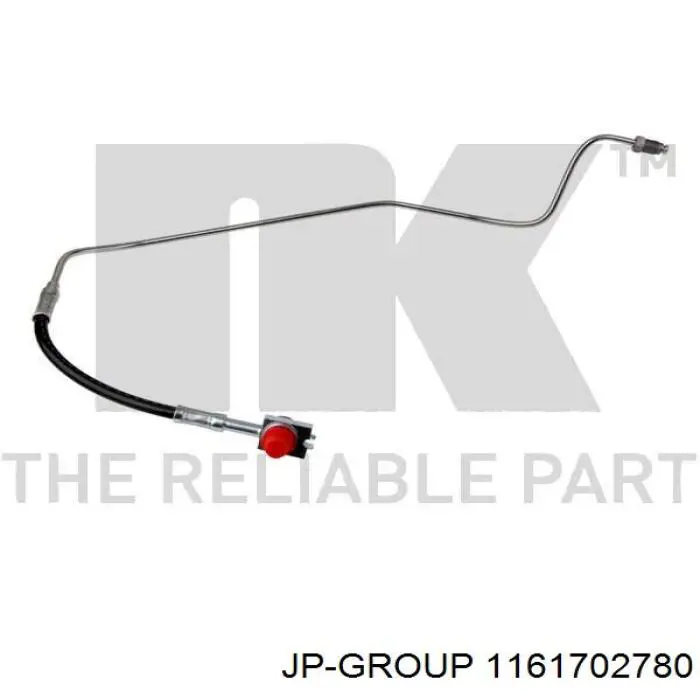 1161702780 JP Group tubo flexible de frenos trasero derecho