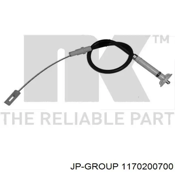 1170200700 JP Group cable de embrague