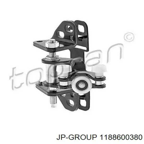 1188600380 JP Group guía rodillo, puerta corrediza, derecho central