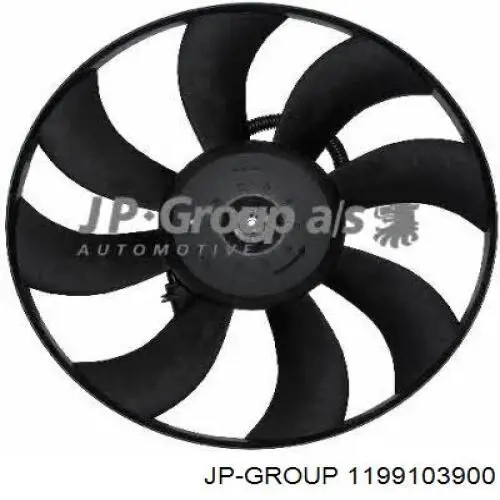 1199103900 JP Group ventilador (rodete +motor refrigeración del motor con electromotor completo)