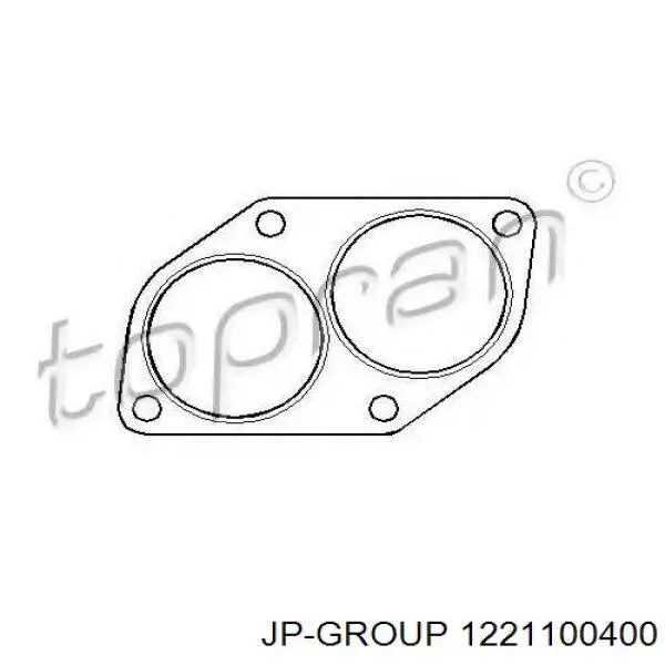 1221100400 JP Group junta de tubo de escape silenciador