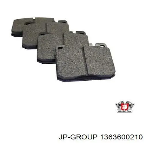 1363600210 JP Group pastillas de freno delanteras