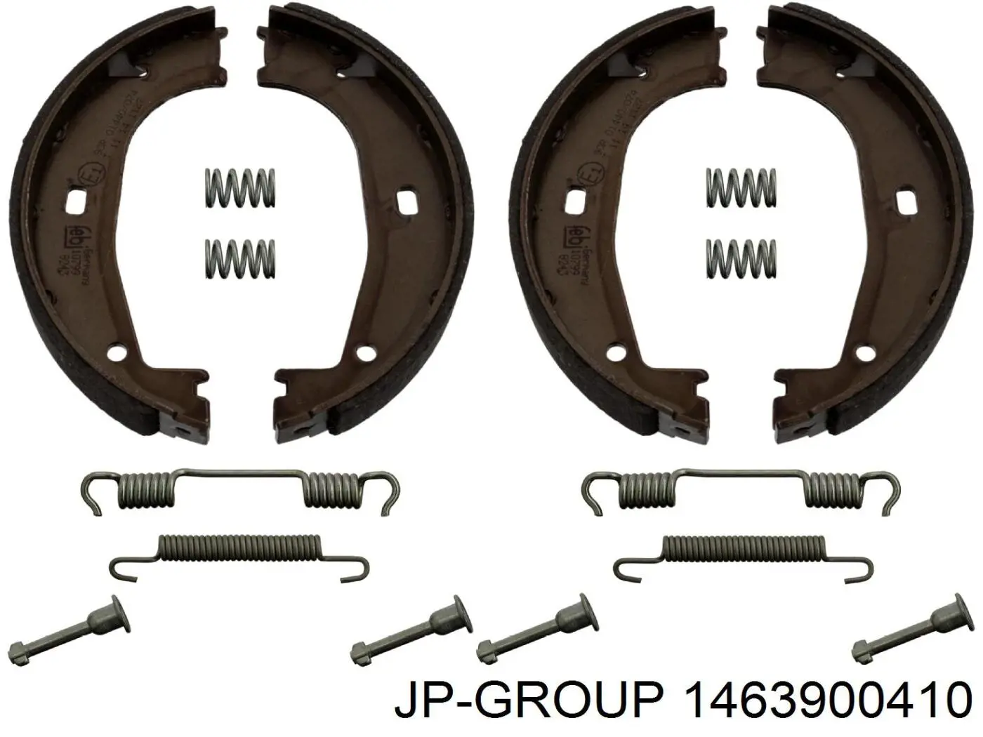1463900410 JP Group juego de zapatas de frenos, freno de estacionamiento