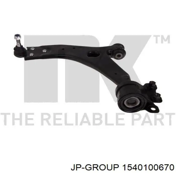1540100670 JP Group barra oscilante, suspensión de ruedas delantera, inferior izquierda