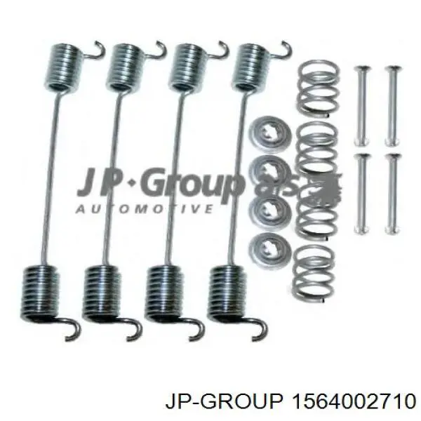 1564002710 JP Group kit de montaje, zapatas de freno traseras