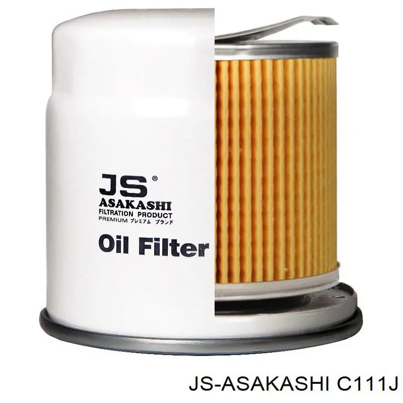 C111J JS Asakashi filtro de aceite