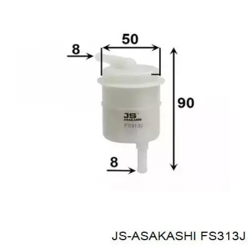 FS313J JS Asakashi filtro combustible