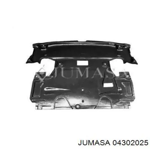  Protección motor delantera para Mercedes C W203