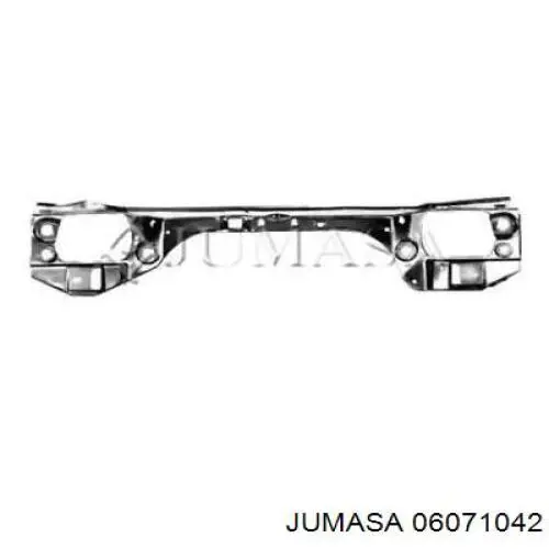  Soporte de radiador completo para Citroen ZX N2