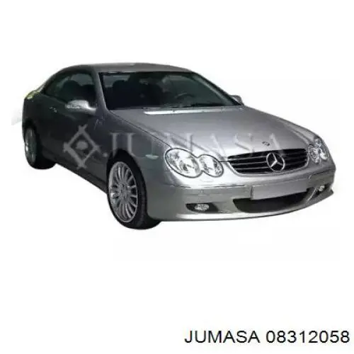  Guardabarros delantero izquierdo para Mercedes CLK C209