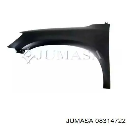  Guardabarros delantero izquierdo para Skoda Yeti 5L