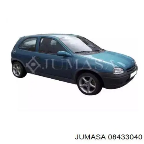  Guardabarros trasero izquierdo para Opel Corsa 73, 78, 79