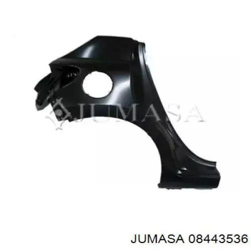  Guardabarros trasero derecho para Peugeot 207 WA, WC