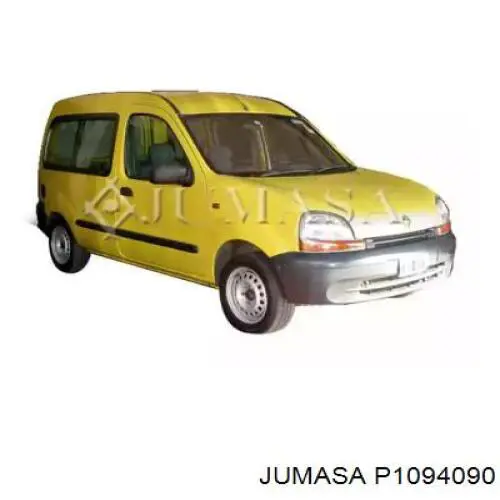  Moldura de parabrisas para Renault Kangoo KC0