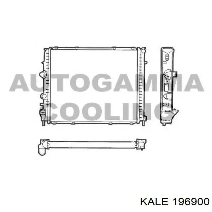 196900 Kale radiador refrigeración del motor