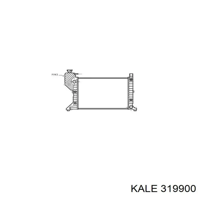 319900 Kale radiador refrigeración del motor