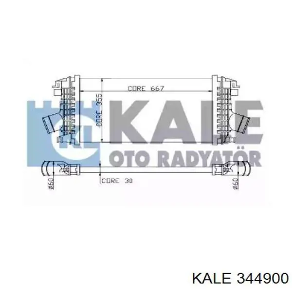 344900 Kale radiador de aire de admisión