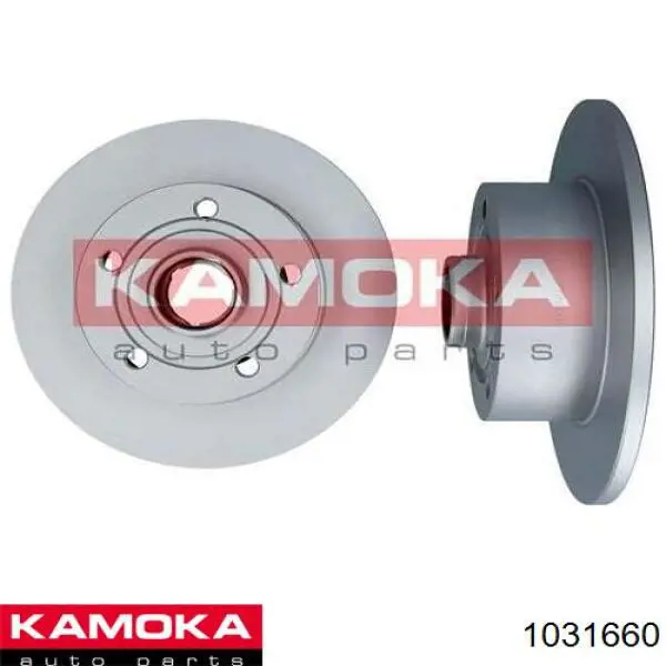 1031660 Kamoka disco de freno trasero